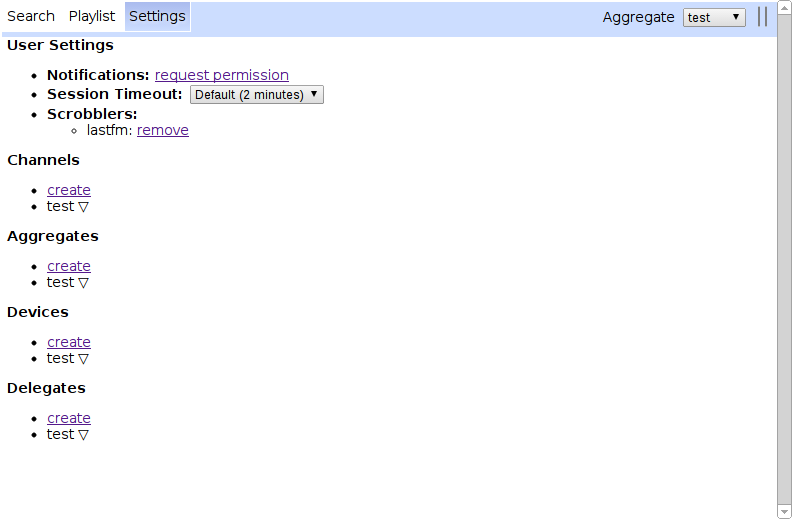 Settings Screen IMES Settings Screen